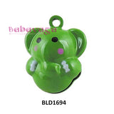 Enamel Elephant Bell Wedding Party Christmas Ornament Bell Charms