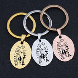 Cat Mom Keychain, My Cat is my Valentine