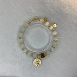8mm Cat Eye Stone Pendant Bracelet Round Beads Jewelry Women Y918