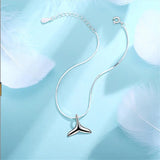 Fish Tail Bracelet Silver 925 Sterling Female Personality Accessories