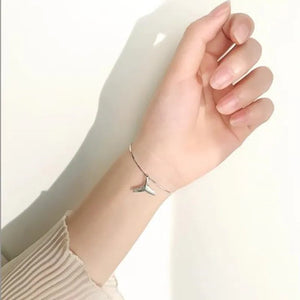 Fish Tail Bracelet Silver 925 Sterling Female Personality Accessories