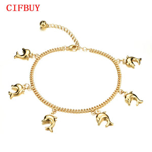 Vintage Fished Pendant Anklets Women Ankle Jewelry