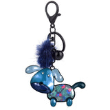 Flamingo Key Chain Alloy Enamel Bird Dog Pendant Keychains Charm Keyring