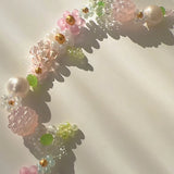 Boho Flower Bracelet Seed Beads Choker Charm Jewelry