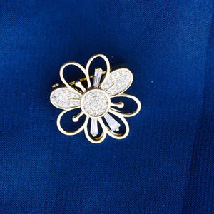 Flower Small Collar Pin Antiglare Buckle Personality Ins Small Accessories
