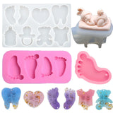 Silicone Heart Shape Necklace Resin Mold DIY Crafting Keychain Pendant