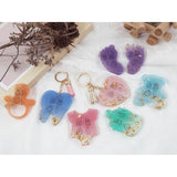 Silicone Heart Shape Necklace Resin Mold DIY Crafting Keychain Pendant