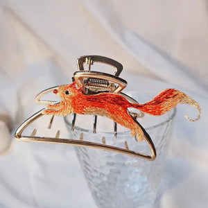 Fox Hair Claws Korea INS Bath Clip Ponytail Metal Hair Clips
