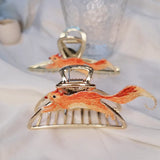 Fox Hair Claws Korea INS Bath Clip Ponytail Metal Hair Clips