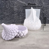 Geometric Shape Gypsum Candle Cup Mold DIY Resin Concrete Storage Box Making