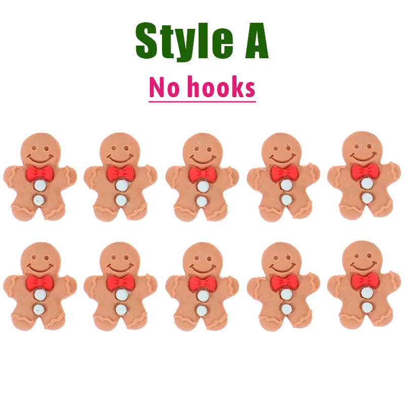 Gingerbread Man Charms Resin Pendants for DIY Jewelry