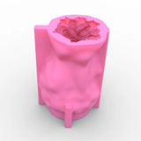 Girl Flowerpot Epoxy Resin Mold Succulent Plant Pot Holder
