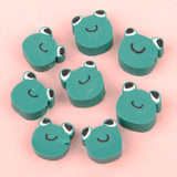 Green Frog Clay Beads 30-120pcs Polymer Clay For DIY Jewelry
