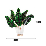 Green Leaves Vegetables Brooches Enamel Suit Scarf Clip Pin