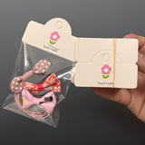Hair Accessories Display Card Labels for DIY Hair Clip Bow Hairband Hairpins Bra