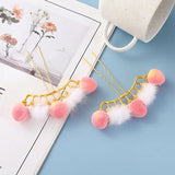 Pink Peach Hanfu Hairpin for Girls Hair Accessories