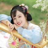 Hanfu Flower Hair Accessory Hair Clips Headwear for Girls Women