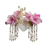 Hanfu Flower Hair Accessory Hair Clips Headwear for Girls Women