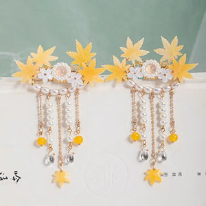 Rabbit Hair Clips with Tassel Hairgrip for Girls
