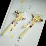Rabbit Hair Clips with Tassel Hairgrip for Girls