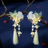 Rabbit Hair Clips with Tassel Hairgrip for Girls