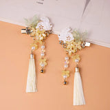 Rabbit Hair Clips with Tassel Hairgrip for Girls