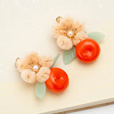 Peach Hanfu Hair Clips for Girls Vintage Hairpin