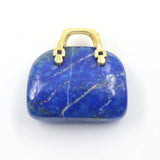 Natural Stone Pendant Reiki Healing Quartz Lapis Pendulum