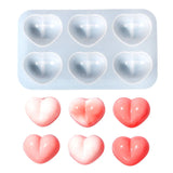 Heart Butt Silicone Mold for DIY Jewelry Hairpin Keychain