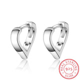 Heart Shaped Earring 925 Sterling Silver Heart Earring Bridesmaid
