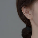 925 Silver Heart Stud Earrings|Women's Jewelry