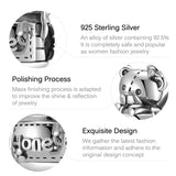 Honey Bear Bead Women Jewelry S925 Sterling Silver Charm