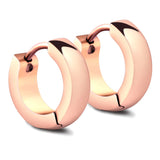 Hoop Earrings Silver Plated Stainless Steel Metal Party Accessories
