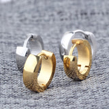Hoop Earrings Silver Plated Stainless Steel Metal Party Accessories