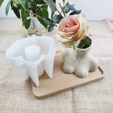 Succulent Plant Pot Pen Holder Silicone Mold DIY Crafts for Adult