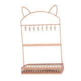 Jewelry Display Stand w/ 8 Hooks - Multipurpose Necklace Earring Rings