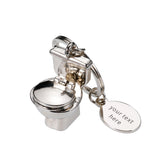 3D Toilet Keychain Mini Keyring Gift Decor Funny Gift Car Styling