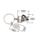 3D Toilet Keychain Mini Keyring Gift Decor Funny Gift Car Styling