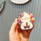 Silicone Kitten Doll Key Chain Pendant Backpack Pendant