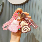 Silicone Kitten Doll Key Chain Pendant Backpack Pendant
