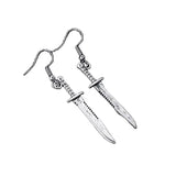 Vintage Goth Punk Dangle Drop Earrings Halloween Jewelry
