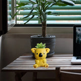 Koala Flowerpot UV Epoxy Mold Succulents Vase Plant Pot DIY Crafts
