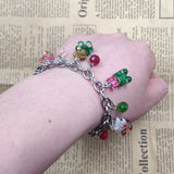 Colorful Candy Bear Charm Bracelet Women Gift