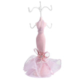 Evening Dress Gown Jewelry Holder Stand Organizer