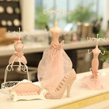 Evening Dress Gown Jewelry Holder Stand Organizer
