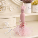 Evening Dress Gown Jewelry Holder Stand Organizer