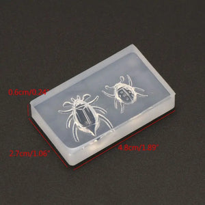 Ladybug Beetle Pendant Resin Mold Jewelry Making Tools