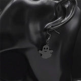 Little Ghost Metal Dangle Earrings Stainless Steel Drop Earrings