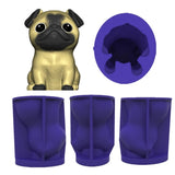 Pug Dog Home Decor Epoxy Resin Mold DIY Crafts Silicone Mould