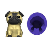 Pug Dog Epoxy Resin Mold for DIY Crafts